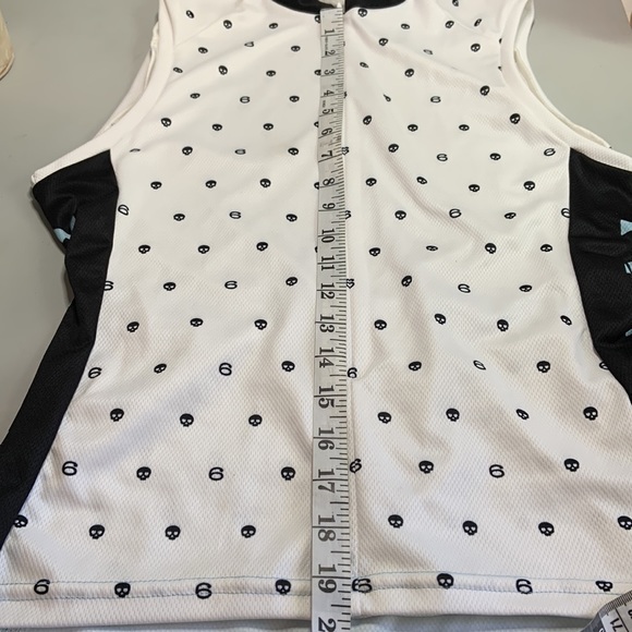 Twin Six sleeveless Club Raglan six/skull print cycling Jersey. Size Medium - Picture 9 of 12